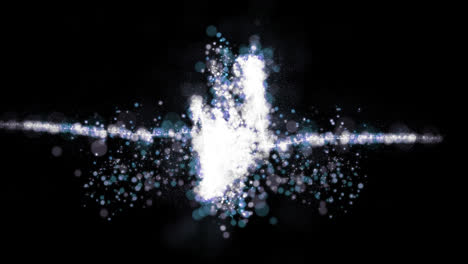 Abstrakte-Bunte-Partikeleffekt-Explosionsanimation-Bunte-Digitale-Partikel-Hintergrundschleife